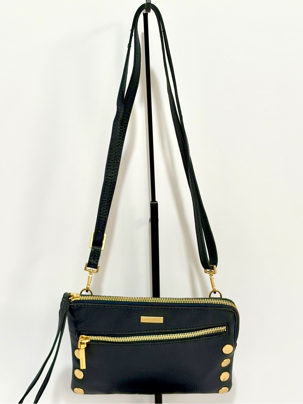 Hammitt Nash Small Crossbody Bag In Navy Tides/Brushed Gold Hardware